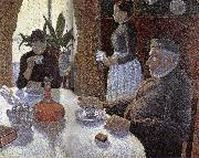 Paul Signac Dinner room painting